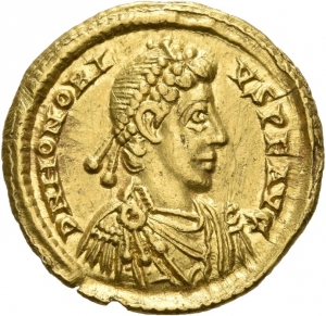 obverse of Honorius RIC X 1213