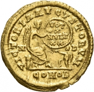 reverse of Honorius RIC X 1213