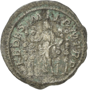 reverse of Macrinus RIC IV 1
