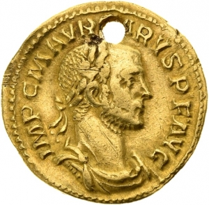 obverse of Carus RIC V 2