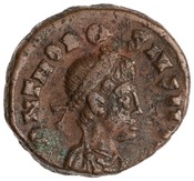 obverse of Theodosius I RIC IX 20B