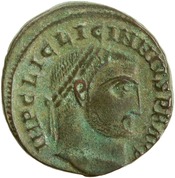 obverse of Licinius RIC VII 3