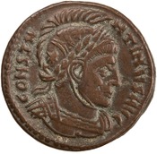 obverse of Licinius RIC VII 185