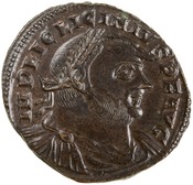 obverse of Licinius RIC VII 17