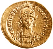 obverse of Theodosius II RIC X 363