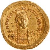 obverse of Theodosius II RIC X 257