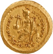 reverse of Theodosius II RIC X 257