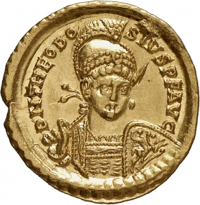 obverse of Theodosius II RIC X 239