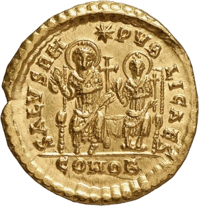 reverse of Theodosius II RIC X 239