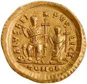 reverse of Theodosius II RIC X 234