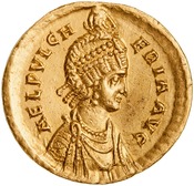 obverse of Theodosius II RIC X 205