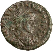 obverse of Valentinian III RIC X 2124