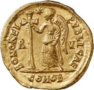 reverse of Valentinian III RIC X 2022