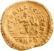 reverse of Marcian RIC X 520