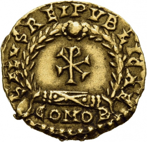 reverse of Leo I RIC X 2520