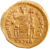 reverse of Leo I RIC X 620