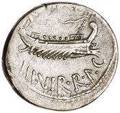 obverse of Roman Republic RRC 544/21