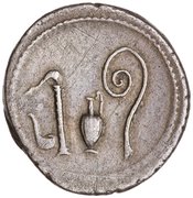 reverse of Roman Republic RRC 537/1