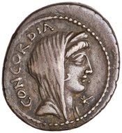 obverse of Roman Republic RRC 494/42b