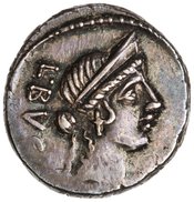 obverse of Roman Republic RRC 480/1