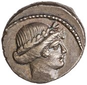 obverse of Roman Republic RRC 465/2a