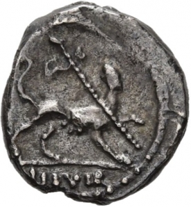 reverse of Roman Republic RRC 464/7a