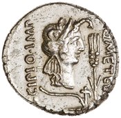 obverse of Roman Republic RRC 461/1
