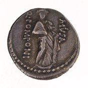 reverse of Roman Republic RRC 410/10b