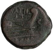 reverse of Roman Republic RRC 214/3b