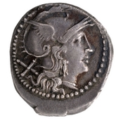 obverse of Roman Republic RRC 104/1b