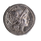 obverse of Roman Republic RRC 44/5