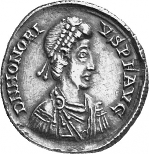 obverse of Honorius RIC X 1261