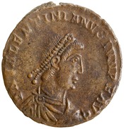 obverse of Valentinian II RIC IX 20A
