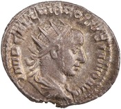 obverse of Volusian RIC IV 180