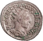 obverse of Volusian RIC IV 167