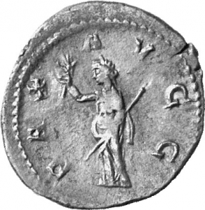reverse of Volusian RIC IV 133