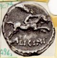 reverse of Roman Republic RRC 454/5