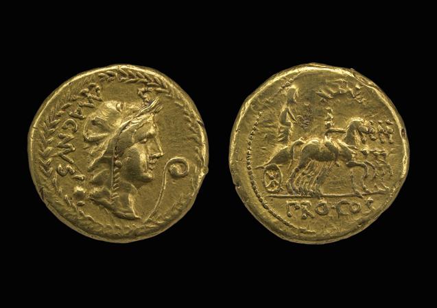 obverse of Roman Republic RRC 402/1b