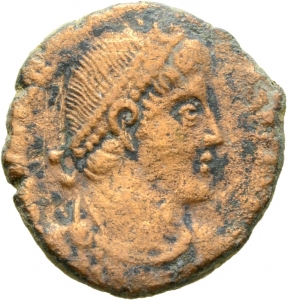 obverse of Valens RIC IX 8A