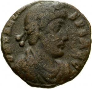 obverse of Valens RIC IX 1B.1