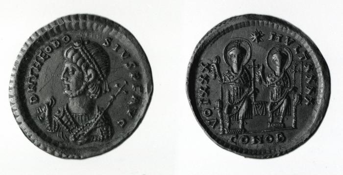 reverse of Theodosius II RIC X 254