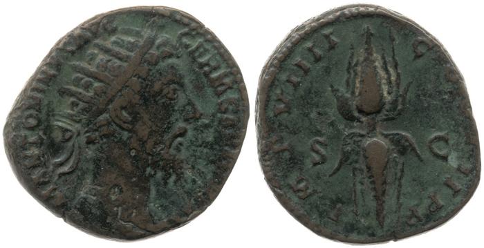 reverse of Marcus Aurelius RIC III 1219