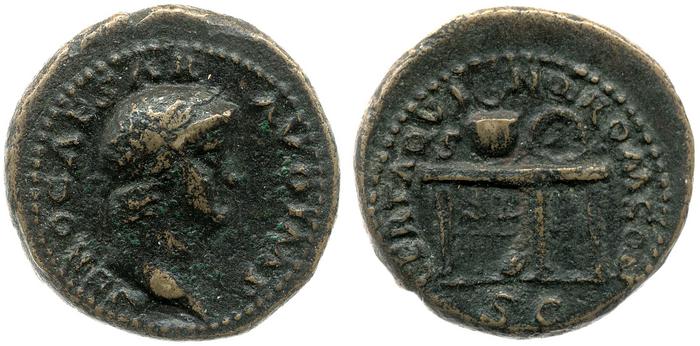 obverse of Nero RIC I² 248