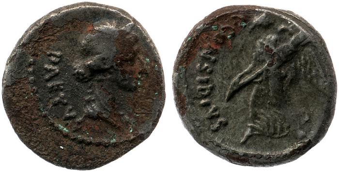 obverse of Roman Republic RRC 465/6