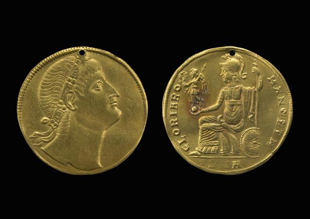 obverse of Constantine I RIC VII 133