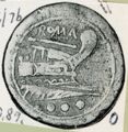 reverse of Roman Republic RRC 106/7b