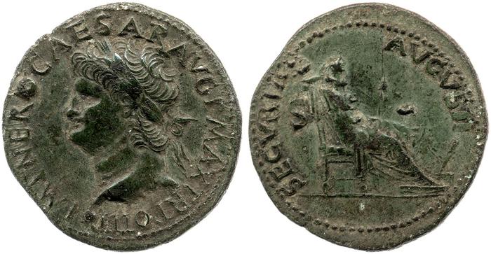 obverse of Nero RIC I² 521