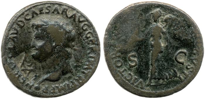 obverse of Nero RIC I² 450