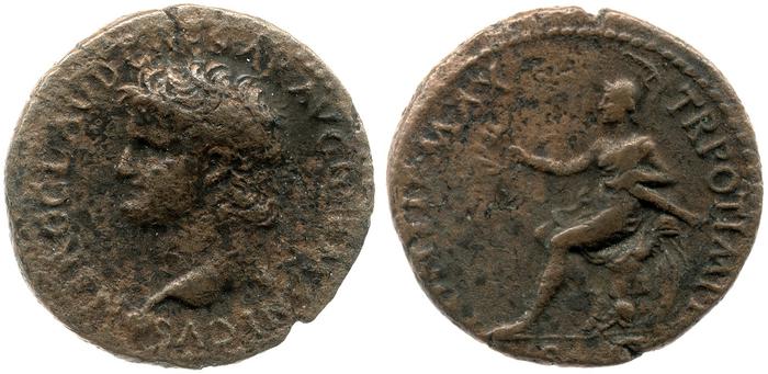 obverse of Nero RIC I² 425