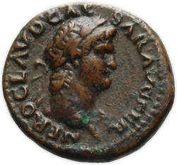 obverse of Nero RIC I² 242